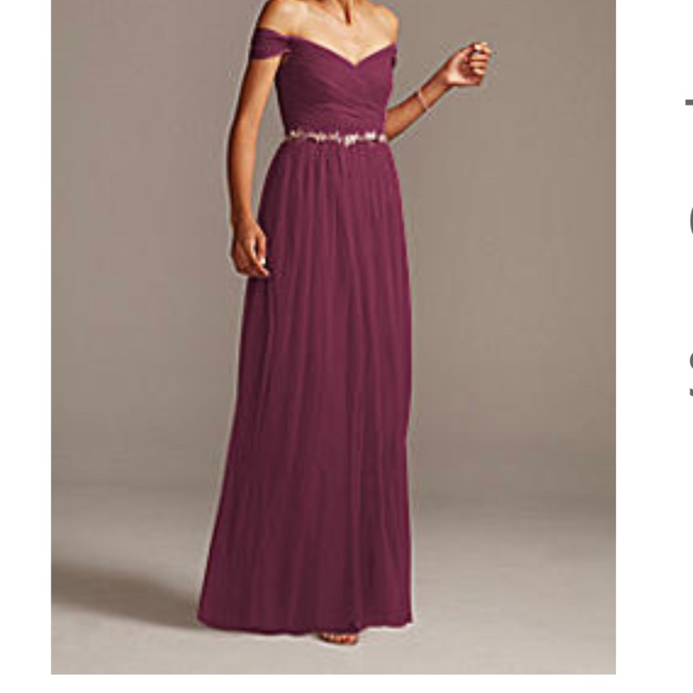 David’s Bridal Bridesmaid Dress NWT
